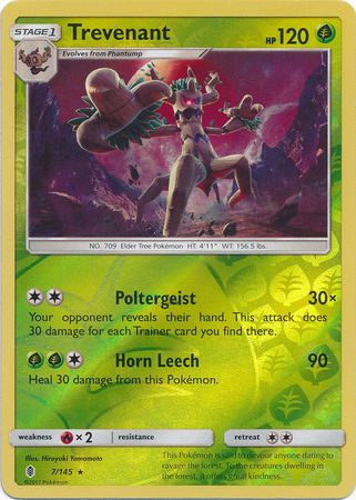 Trevenant 7/145 - Reverse Holo