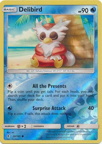 Delibird 26/145 - Reverse Holo-Kantocards