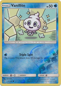 Vanillite 33/145 - Reverse Holo-Kantocards
