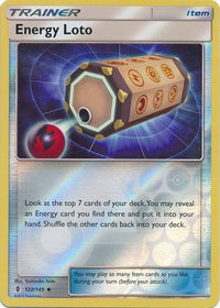Energy Loto 122/145 - Reverse Holo-Kantocards