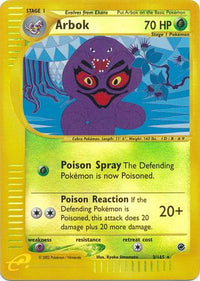 Arbok 3/165 - Reverse Holo-Kantocards