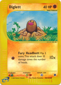 Diglett 106/165 - Reverse Holo-Kantocards