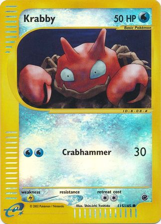 Krabby 115/165 - Reverse Holo