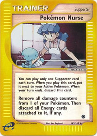 Pokémon Nurse 145/165 - Reverse Holo-Kantocards