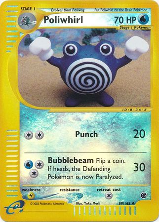 Poliwhirl 89/165 - Reverse Holo