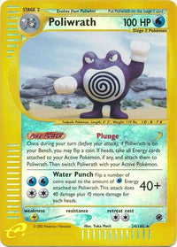 Poliwrath 24/165 - Reverse Holo-Kantocards