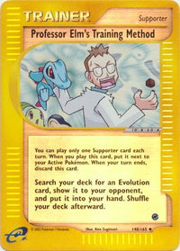 Professor Elm's Training Method 148/165 - Reverse Holo-Kantocards