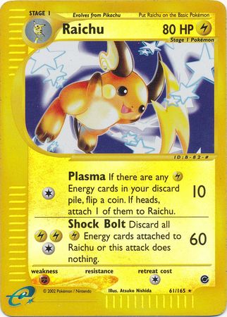 Raichu 61/165 - Reverse Holo