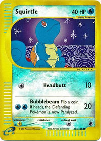 Squirtle 132/165 - Reverse Holo-Kantocards