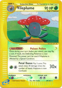 Vileplume 69/165 - Reverse Holo-Kantocards