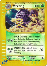 Weezing 70/165 - Reverse Holo-Kantocards