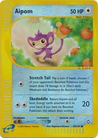 Aipom 67/147 - Reverse Holo