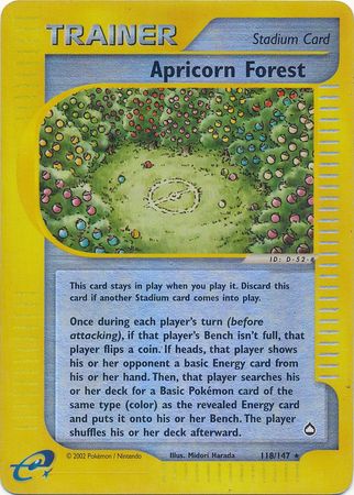 Apricorn Forest 118/147 - Reverse Holo
