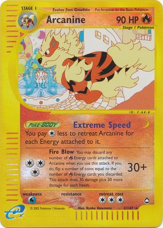 Arcanine 2/147 - Reverse Holo