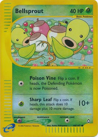 Bellsprout 68/147 - Reverse Holo