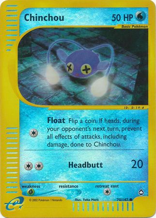 Chinchou 70/147 - Reverse Holo