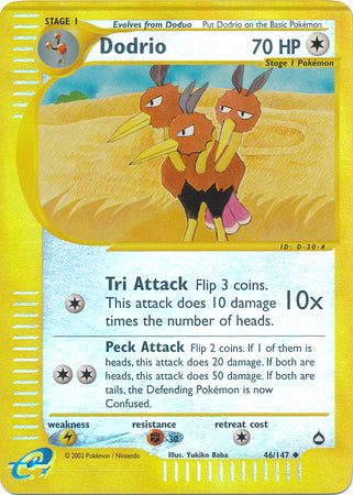 Dodrio 46/147 - Reverse Holo