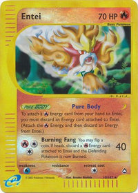 Entei 10/147 - Reverse Holo-Kantocards