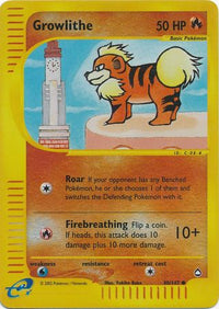 Growlithe 80/147 - Reverse Holo-Kantocards