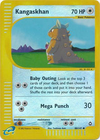 Kangaskhan 88/147 - Reverse Holo-Kantocards