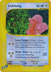 Lickitung 90/147 - Reverse Holo-Kantocards