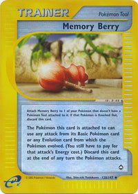 Memory Berry 128/147 - Reverse Holo-Kantocards