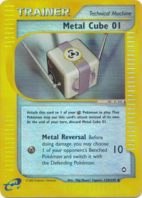 Metal Cube 01 129/147 - Reverse Holo-Kantocards