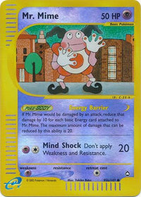 Mr. Mime 95b/147 - Reverse Holo-Kantocards