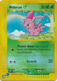 Nidoran (M) 96/147 - Reverse Holo-Kantocards