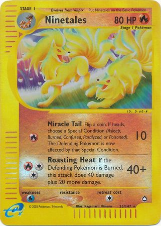 Ninetales 25/147 - Reverse Holo