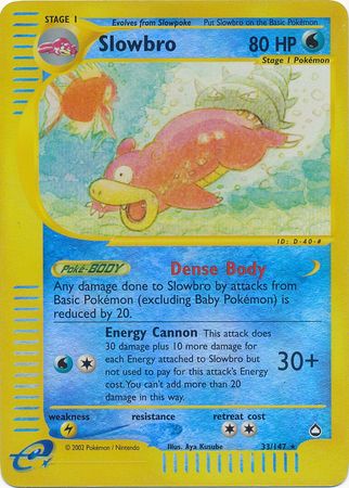 Slowbro 33/147 - Reverse Holo