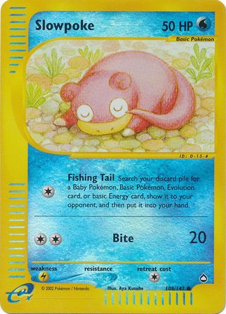 Slowpoke 108/147 - Reverse Holo