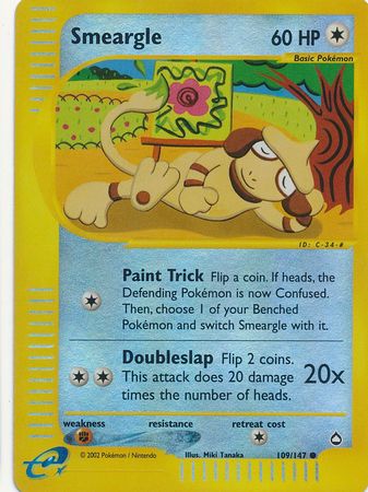 Smeargle 109/147 - Reverse Holo