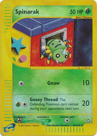 Spinarak 62/147 - Reverse Holo-Kantocards