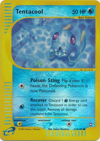 Tentacool 113/147 - Reverse Holo