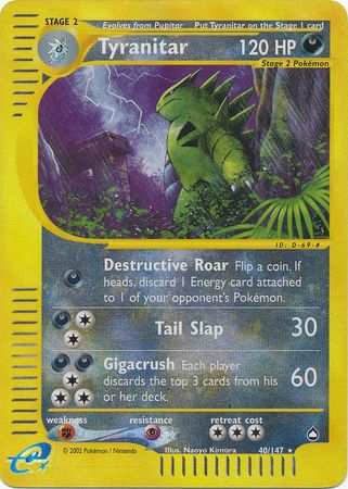 Tyranitar 40/147 - Reverse Holo