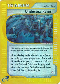 Undersea Ruins 138/147 - Reverse Holo-Kantocards