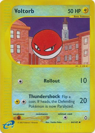 Voltorb 64/147 - Reverse Holo