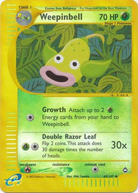 Weepinbell 65/147 - Reverse Holo-Kantocards
