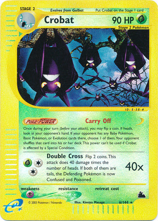 Crobat 6/144 -  Reverse Holo