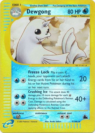 Dewgong 7/144 -  Reverse Holo