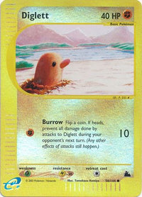 Diglett 50/144 - Reverse Holo-Kantocards