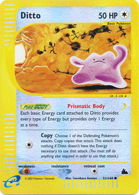 Ditto 51/144 - Reverse Holo-Kantocards