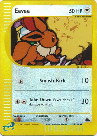 Eevee 54/144 -  Reverse Holo