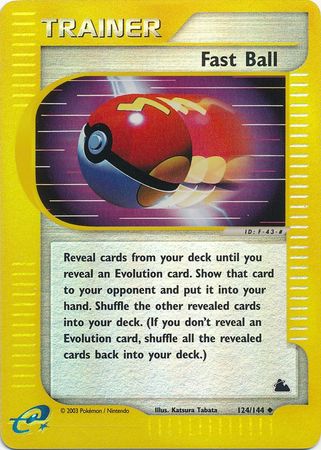 Fast Ball 124/144 - Reverse Holo – Kantocards