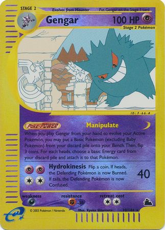 Gengar 10/144 -  Reverse Holo