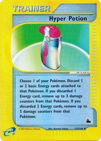 Hyper Potion 127/144 -Reverse Holo-Kantocards