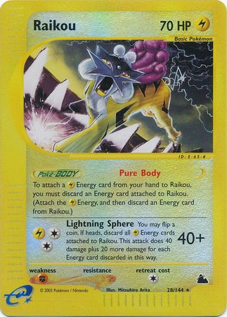 Raikou 28/144 -  Reverse Holo