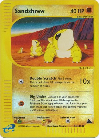 Sandshrew 92/144 - Reverse Holo