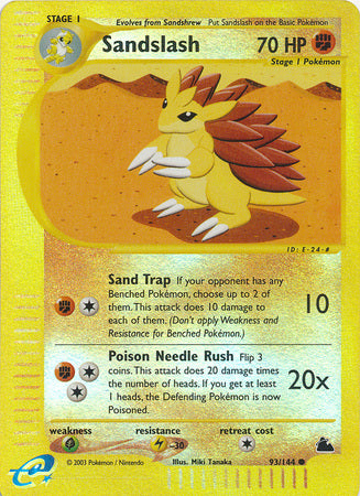 Sandslash 93/144 - Reverse Holo